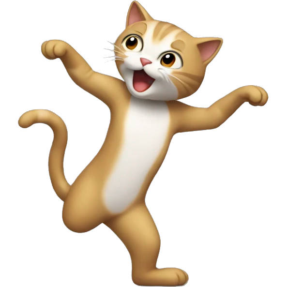 Gato bailando  emoji