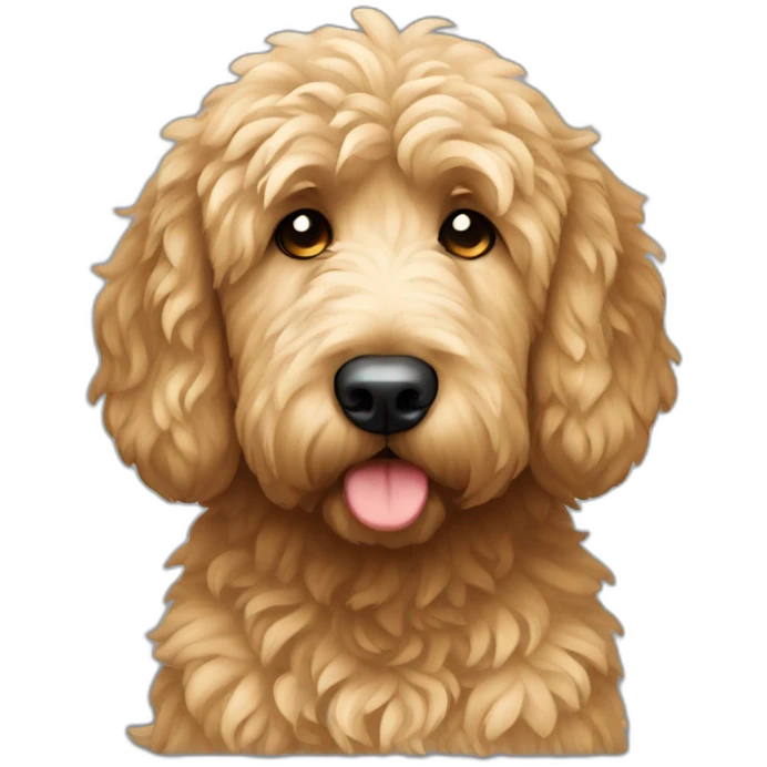 Goldendoodle sad emoji