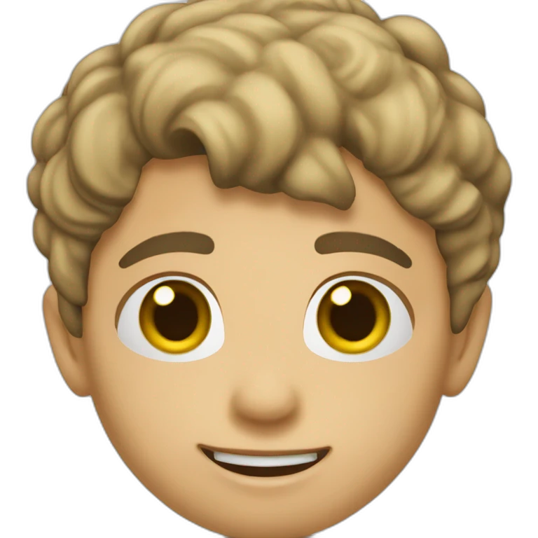 Niño jugando pc emoji