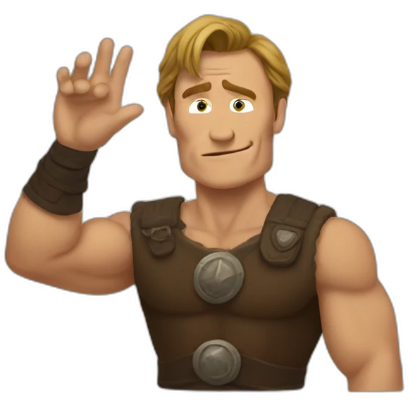 Conan salute emoji