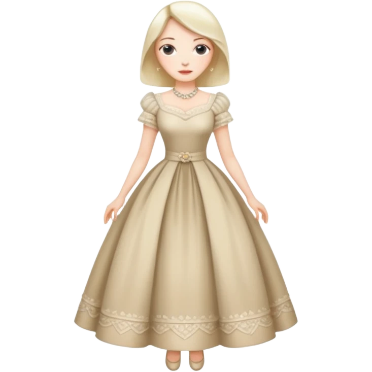 among the rich, a high-class wife has delicate hands and impractical dress to indicate that she is both useless and expensive, a testament to her husband’s success. emoji