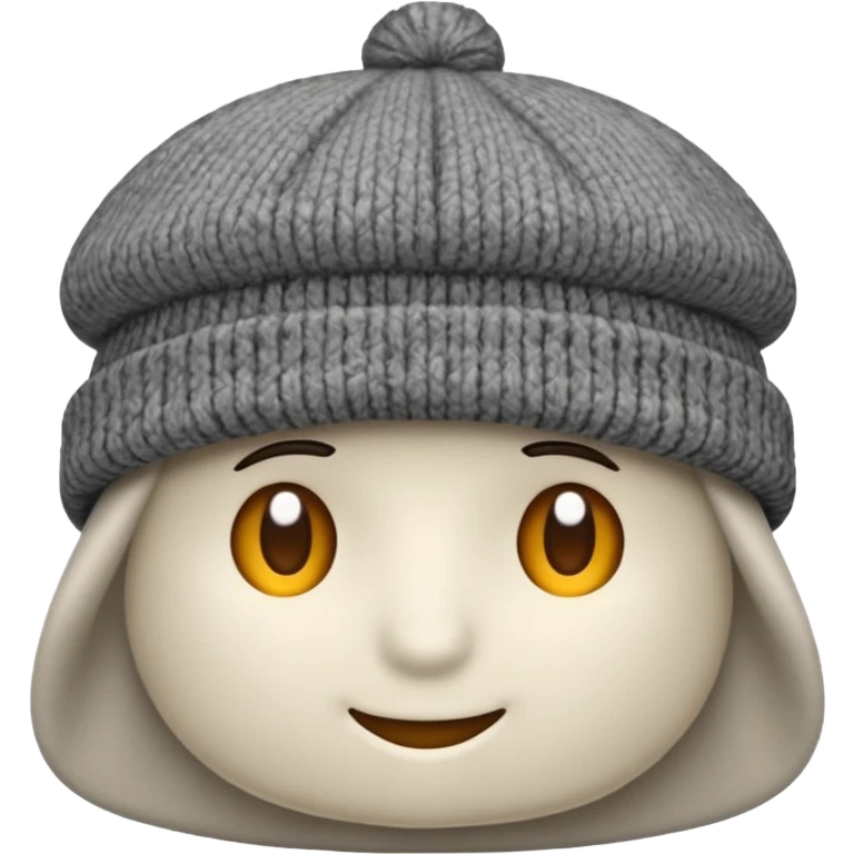 gray hat emoji