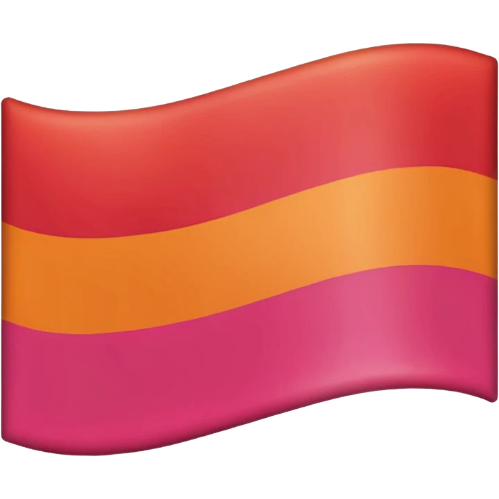 Bandera lesbiana  emoji