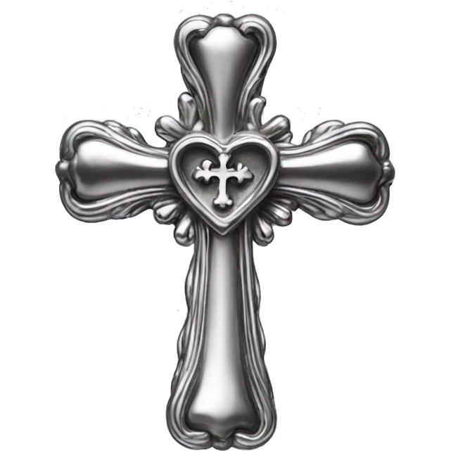 chrome hearts cross emoji