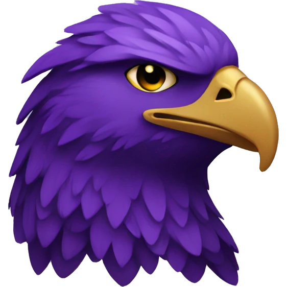 Purple eagle emoji