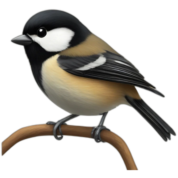 Coal tit emoji