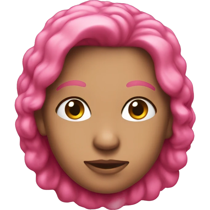 Pink emoji