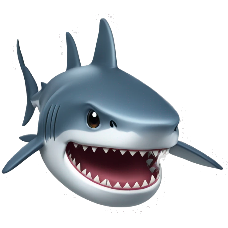Chat requin emoji