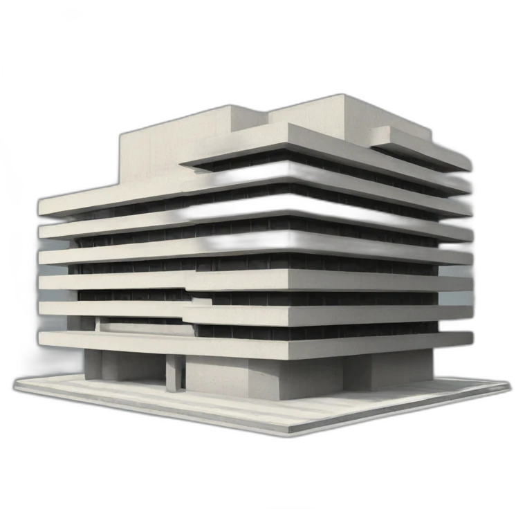 Brutalist architecture emoji