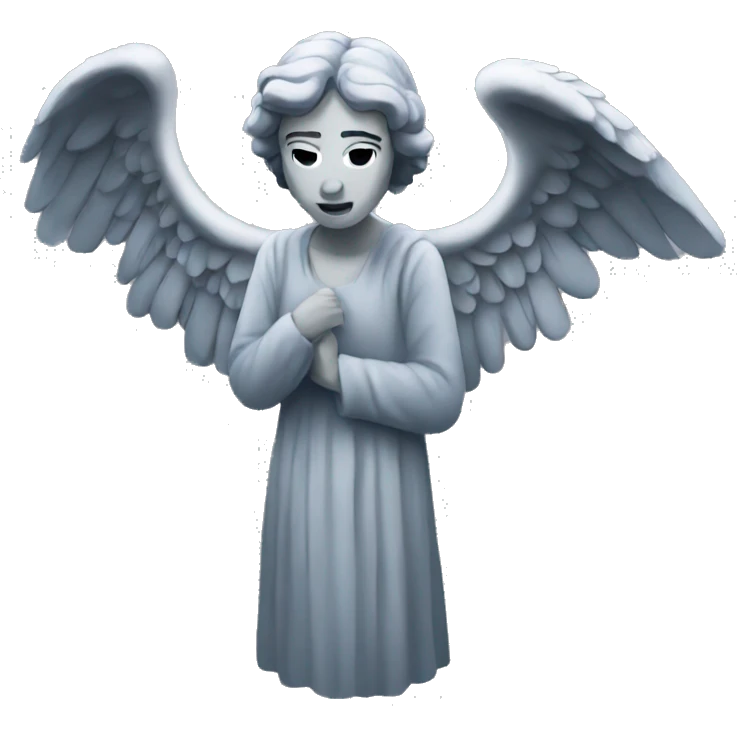 Weeping angel emoji
