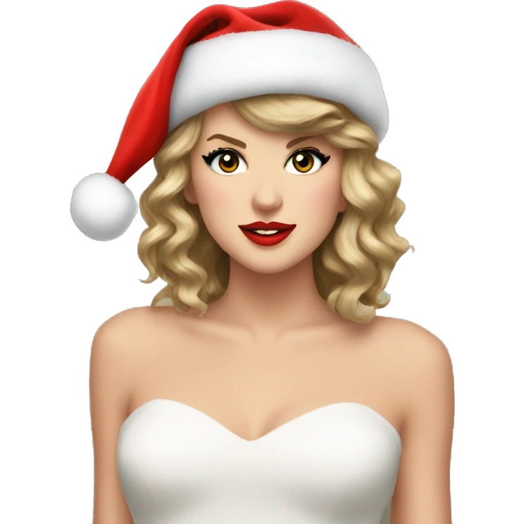 Taylor swift Christmas emoji