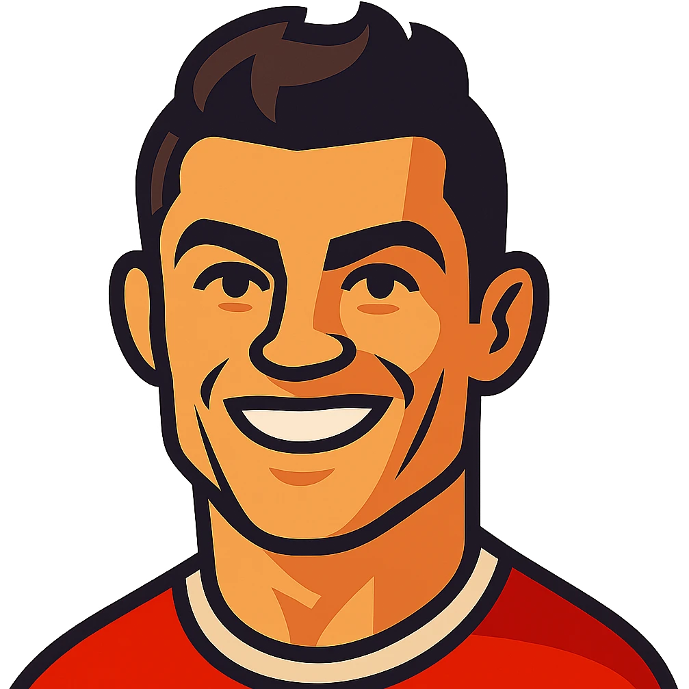 Cristiano Ronaldo's face emoji