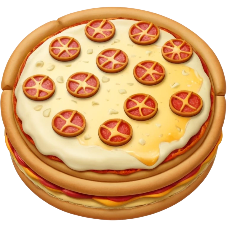 Pizza macaron emoji