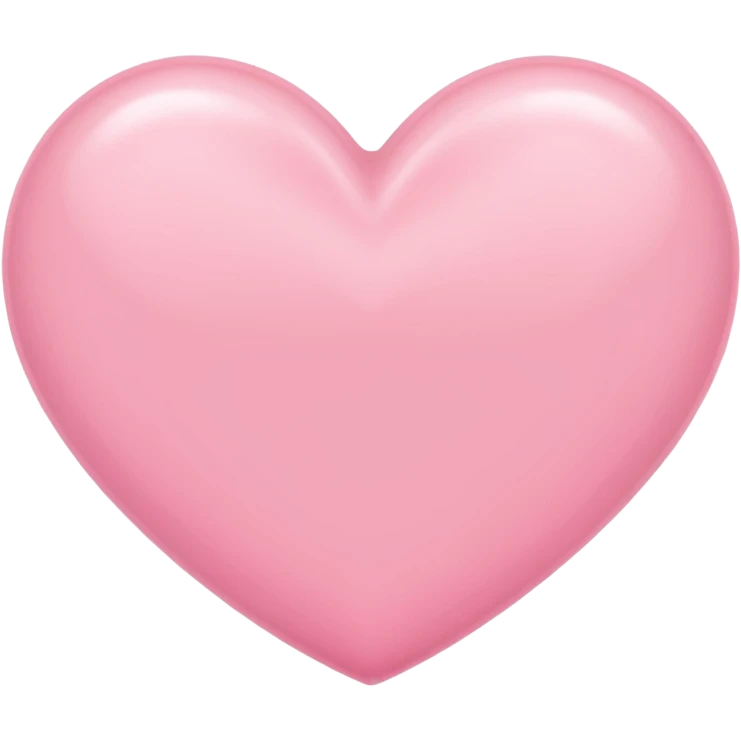 Baby Pink heart emoji