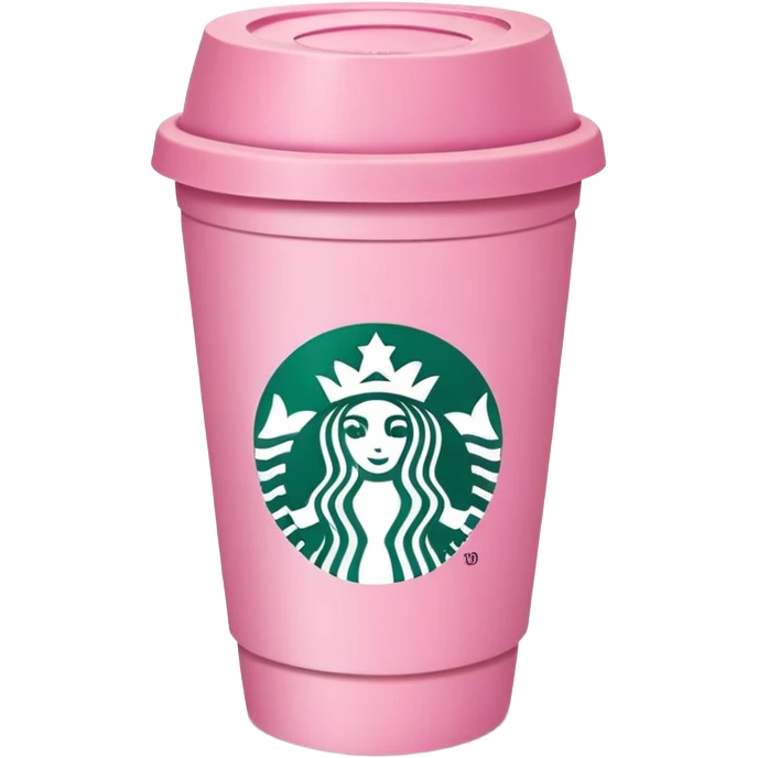 pink starbucks emoji