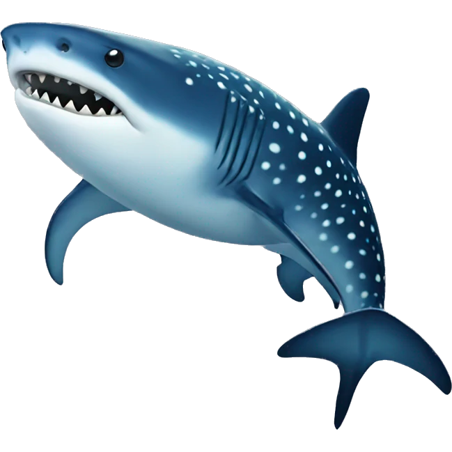 Whale shark emoji