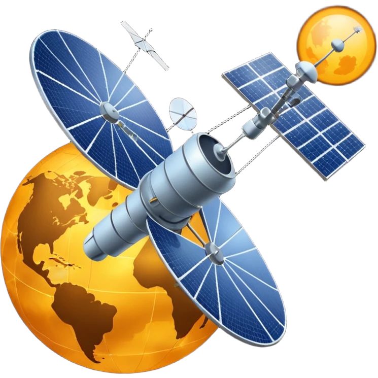 satellite in orbi emoji
