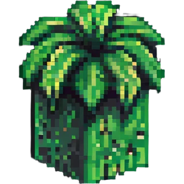 blocky pixelated Minecraft grass block emoji, less realistic emoji