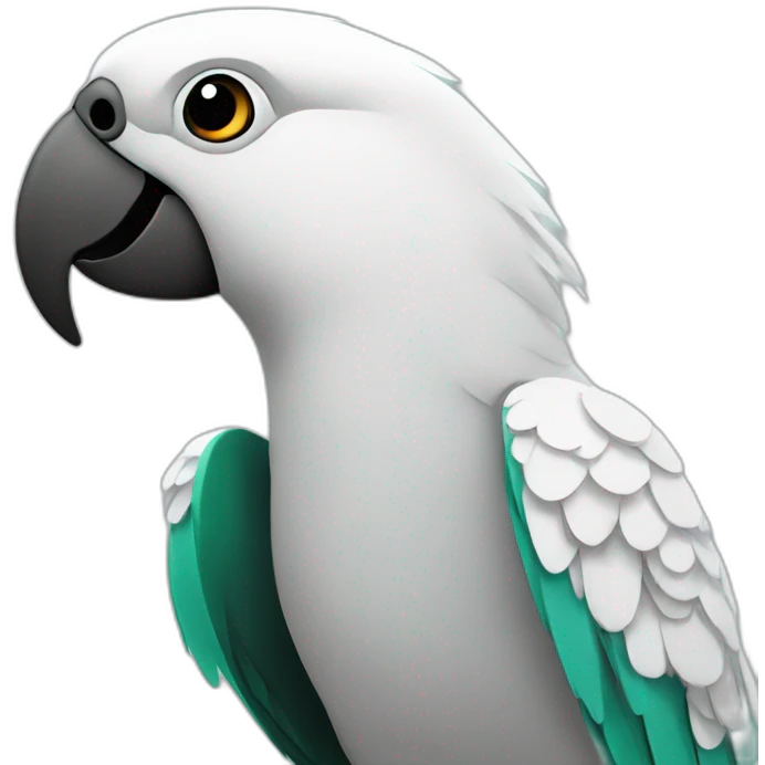 simple parrot logo emoji