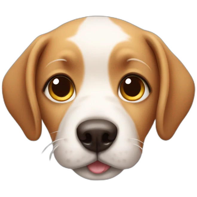 Cute dog emoji