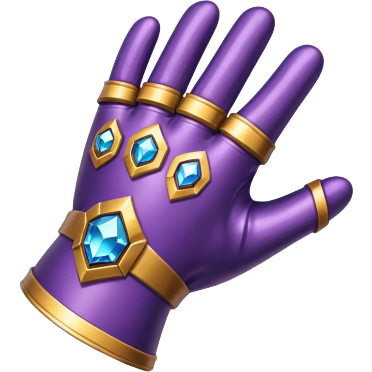 The glove of thanos emoji