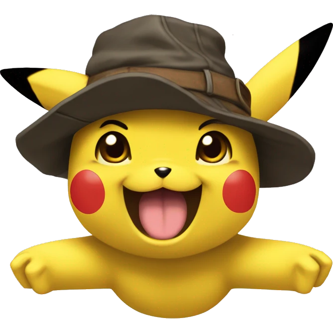 Créer pikachu qui est suprie  emoji
