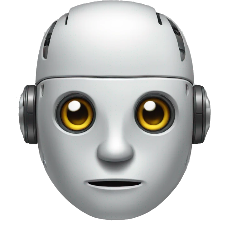 robot head emoji