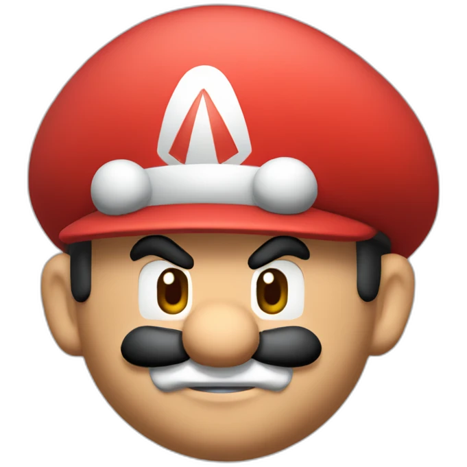 Mario bros red hat emoji