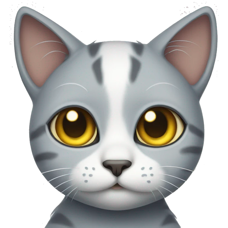 Cat with teardrop  emoji