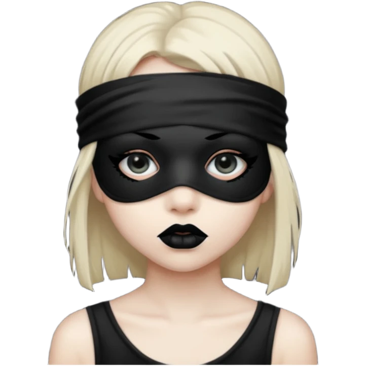 blindfolded emo emoji