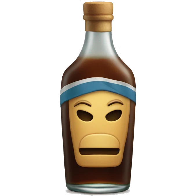 Rum bottle emoji