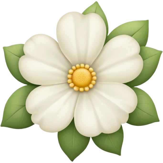 Flor blanca de sentido pésame emoji