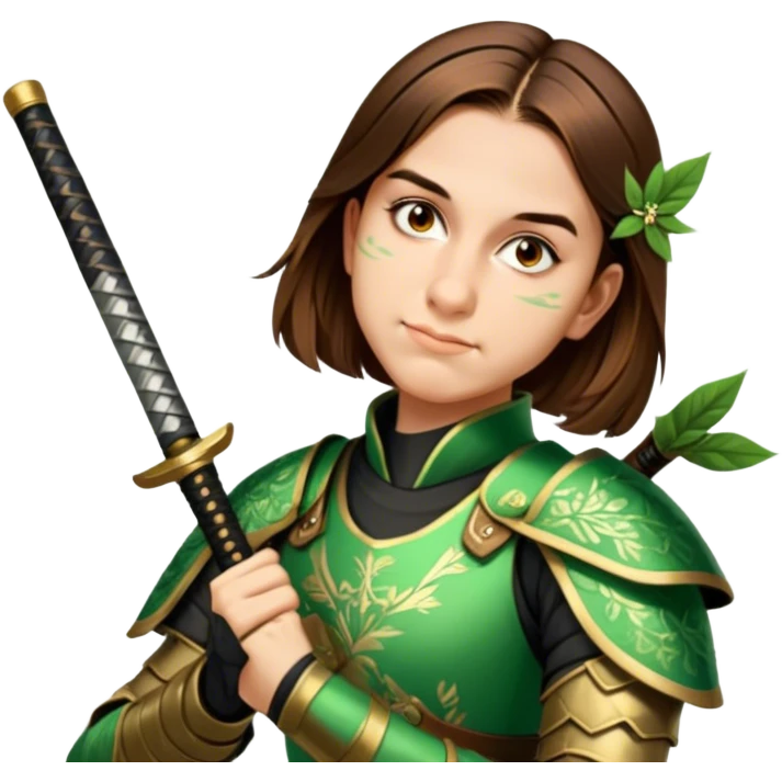 Emerald Samurai emoji