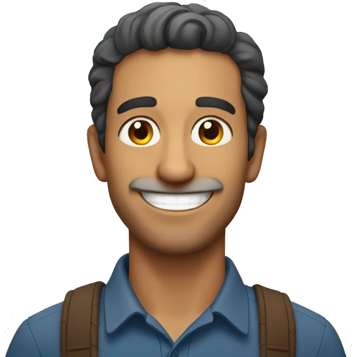 Smiling Spanish man emoji