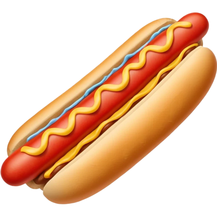 hotdog blue (#00A3E0) and red (#F9423A) emoji