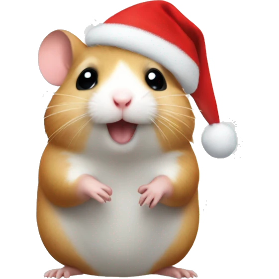 hamster christmas  emoji