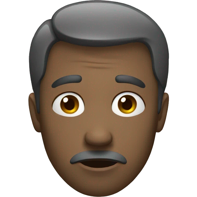 Sad man emoji