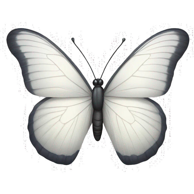 White Butterfly  emoji