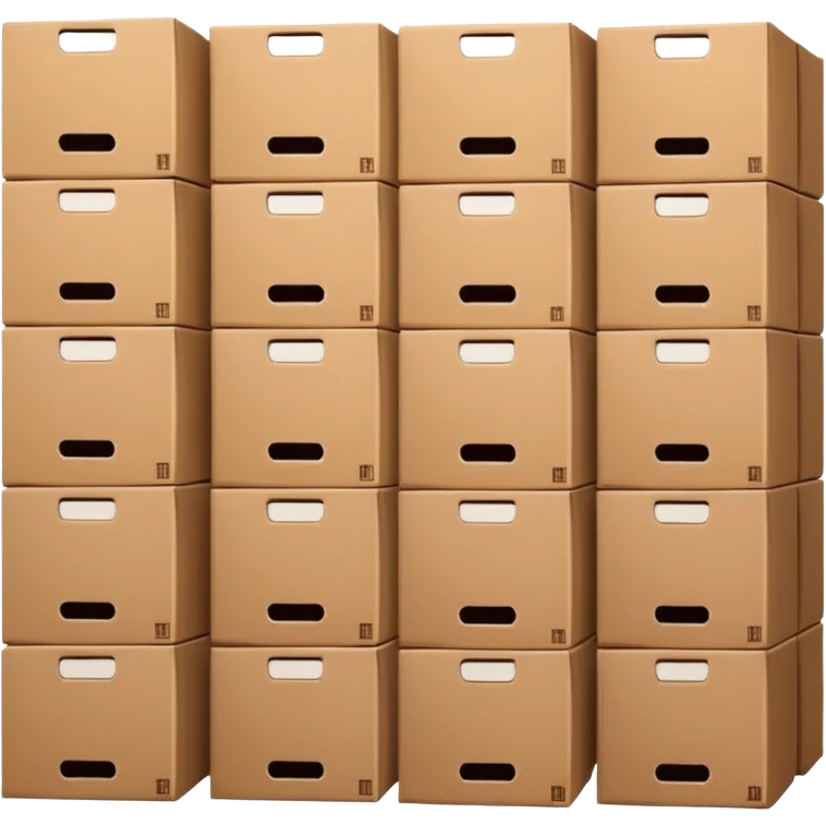 stack of many beer boxes emoji