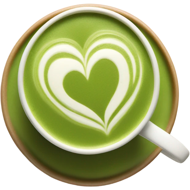 Valentine matcha emoji