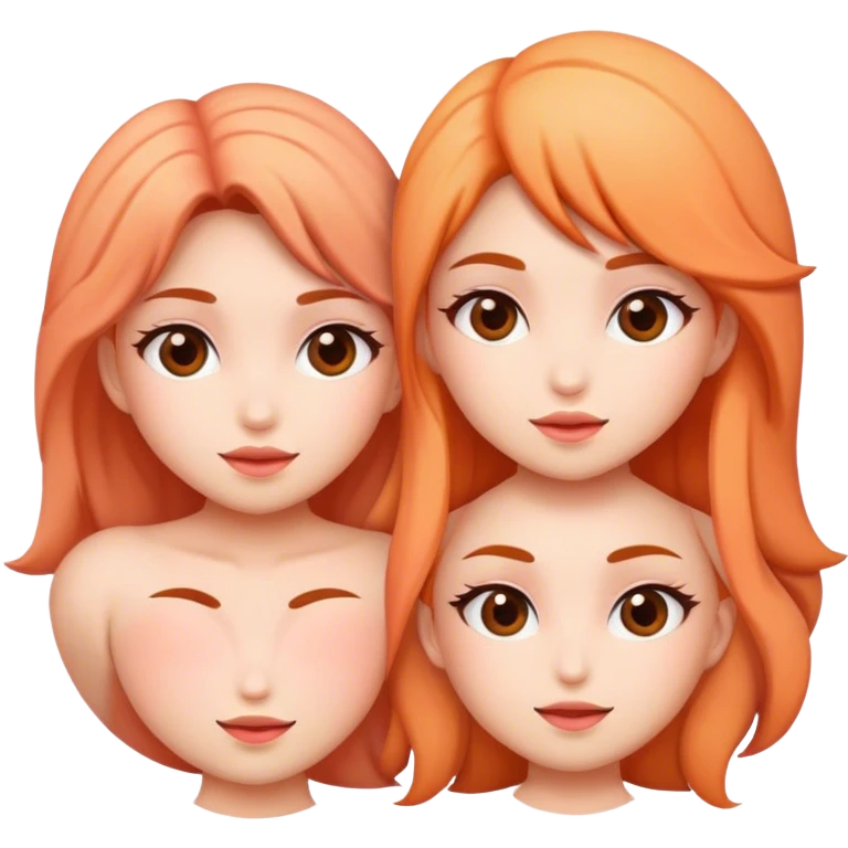 Peach girls emoji