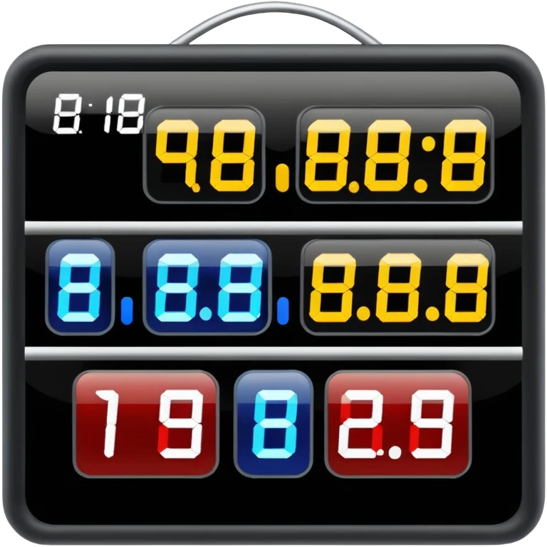 olympic score board affichant 9.58s  emoji