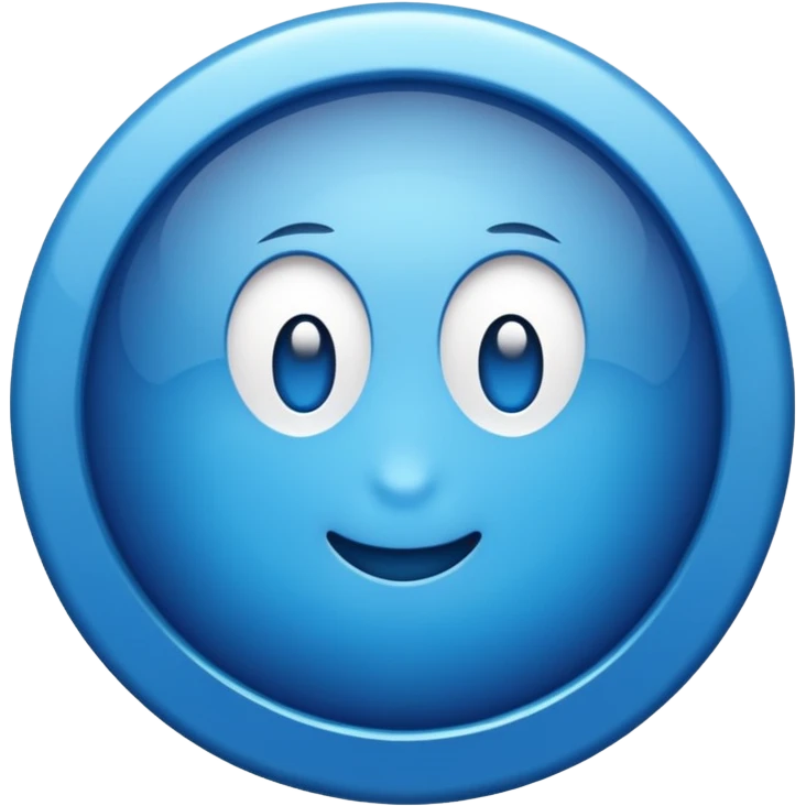 Blue verified button emoji