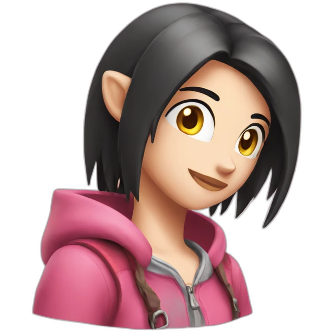 amy rose from sonic emoji