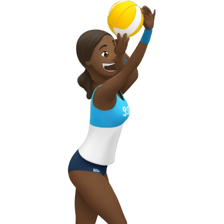 beach volleyball serve emoji