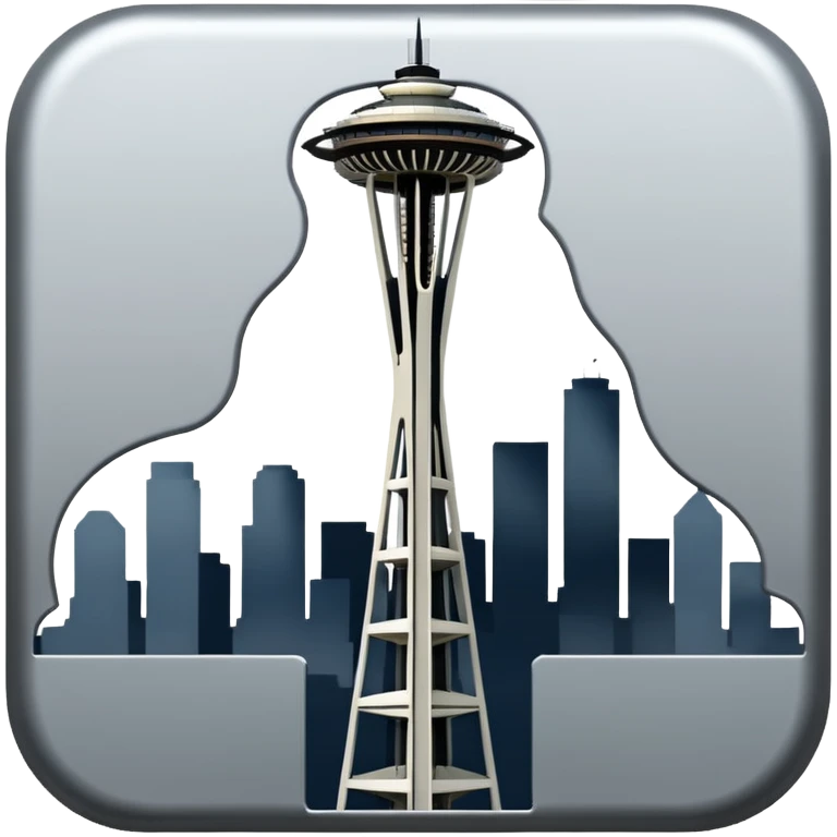 Seattle space needle emoji