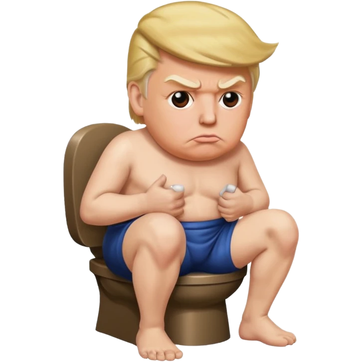 Trump pooping emoji