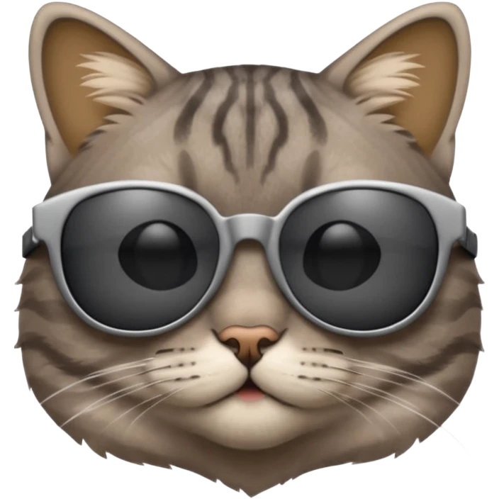 Cat wearing sunglasses emoji