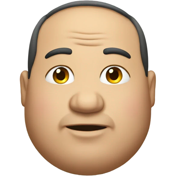 Fat man emoji
