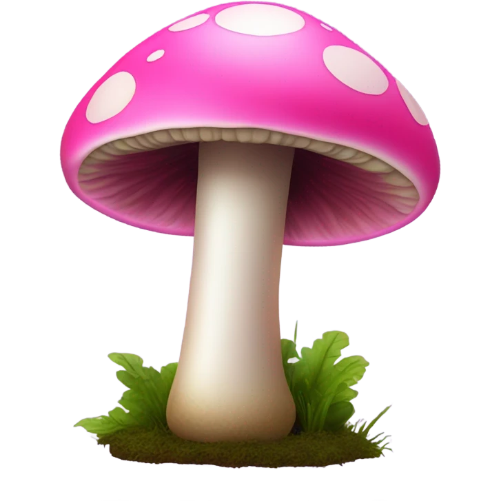 A mushroom themed bong that’s pink emoji